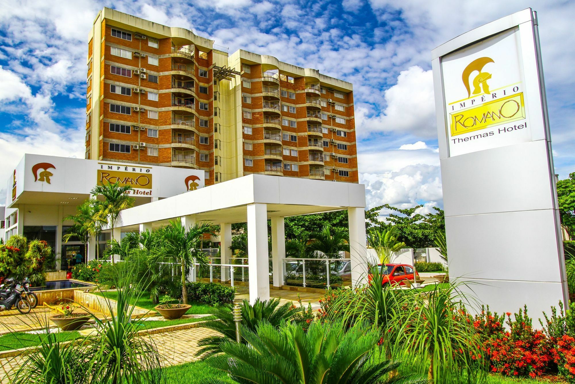 Aparthotel Imperio Romano - Splash E Acqua Park Caldas Novas Exterior foto